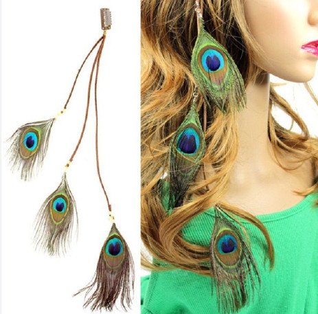 Purple Peacock Feathers In The Fashion Industry